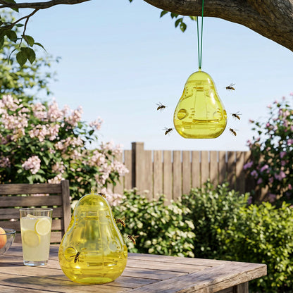 Plastic hanging wasp catcher view 7