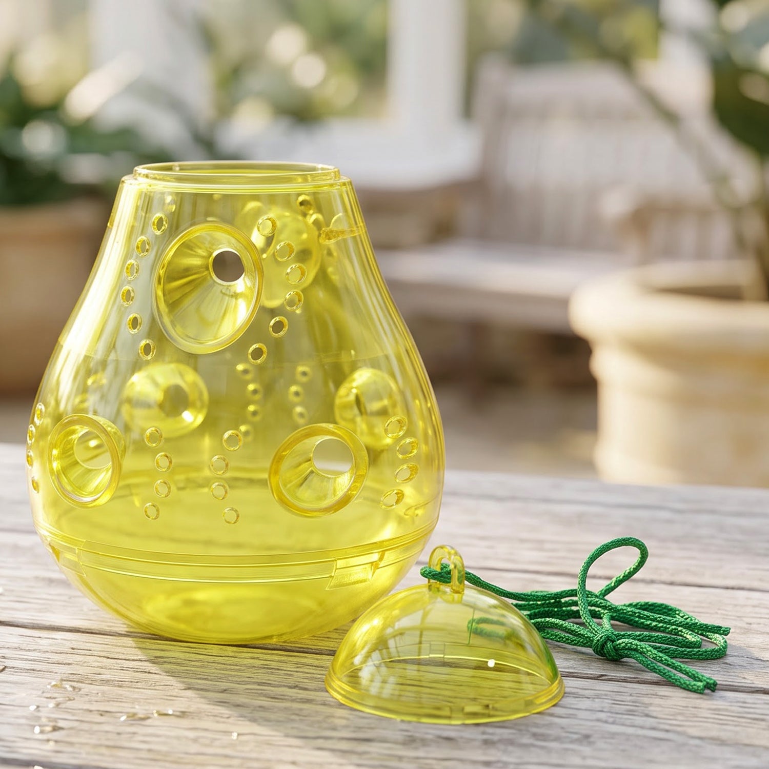Plastic hanging wasp catcher view 8
