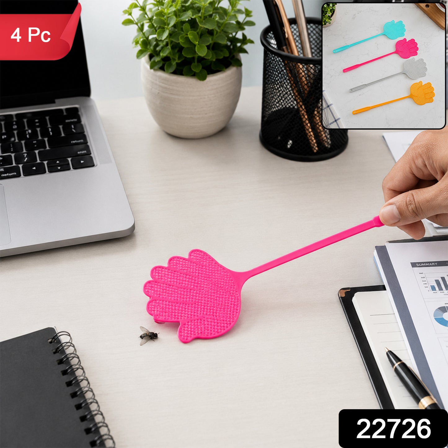 Plastic fly swatter full SKU code 22726