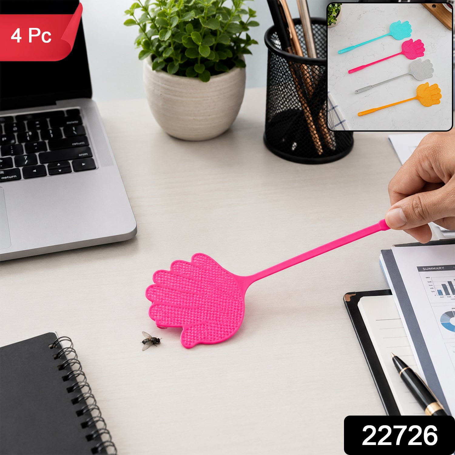 Plastic fly swatter full SKU code 22726