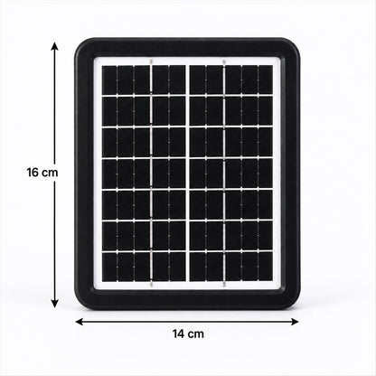 Solar water fountain pump kit with panel and interchangeable nozzles 6