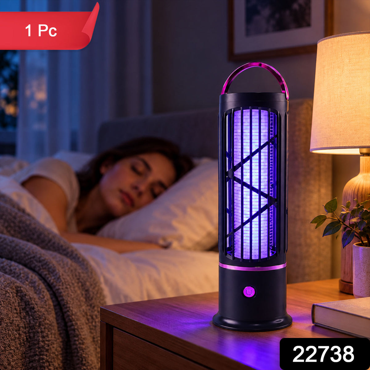 Electric mosquito killer lamp with carry handle 2