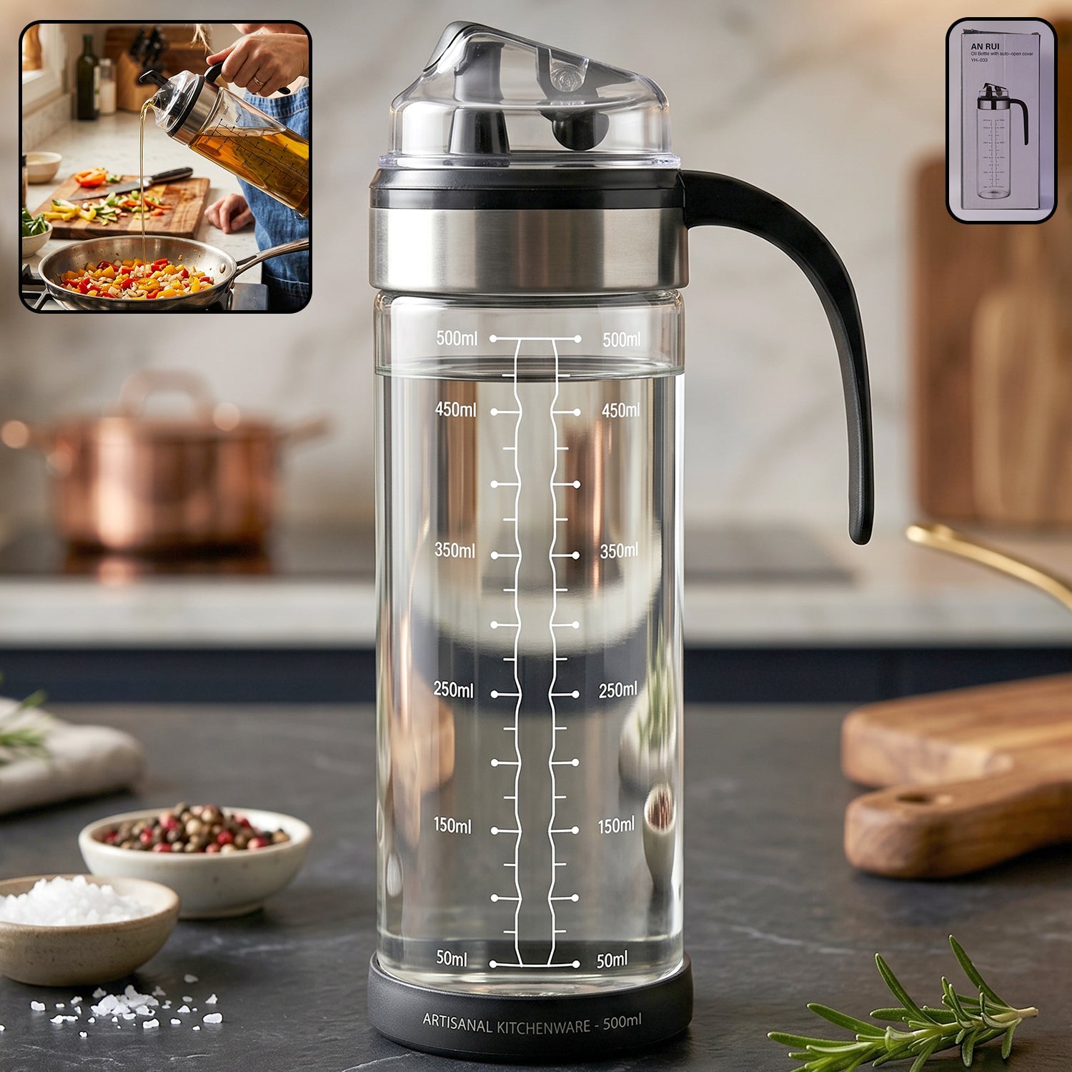 22828 glass oil dispenser bottle product