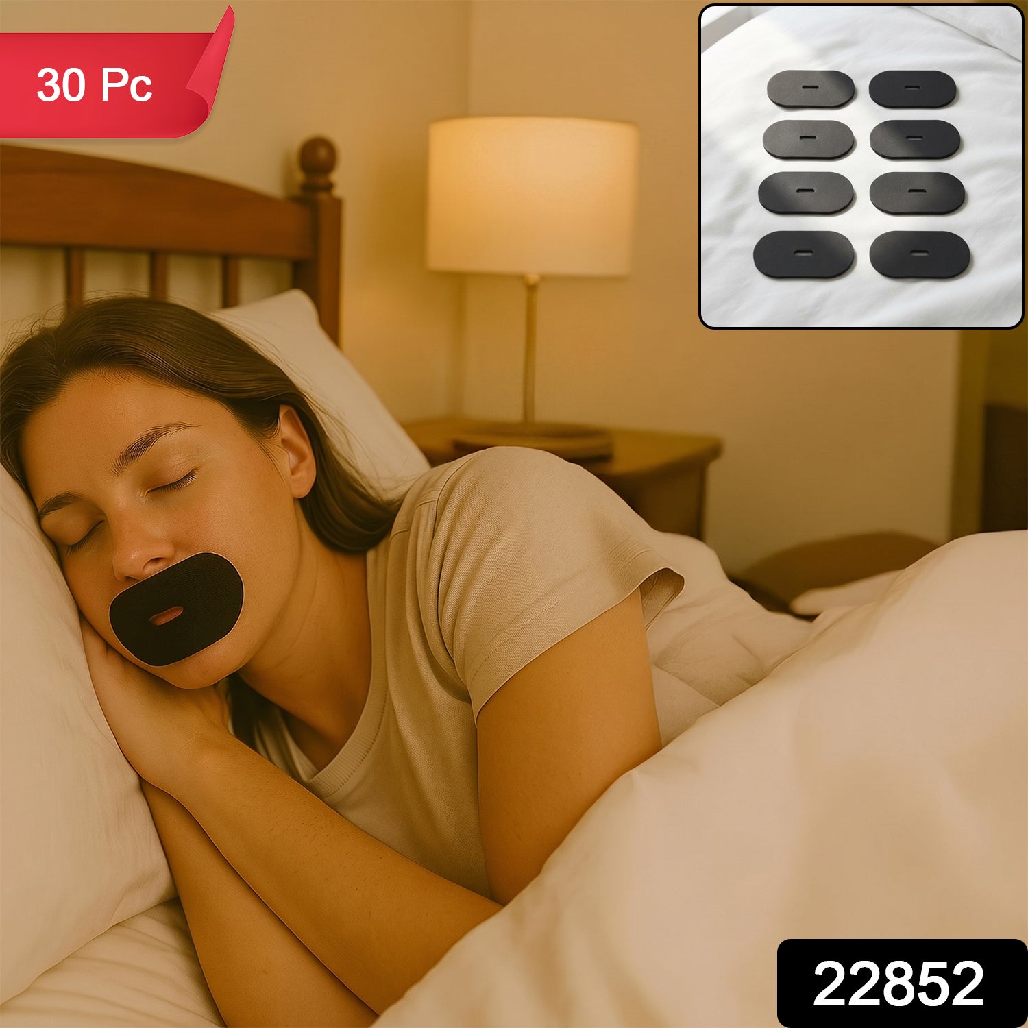 22852 hypoallergenic closed mouth sleep tape 30 pcs SKU image