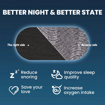 Mouth tape material and feature infographic