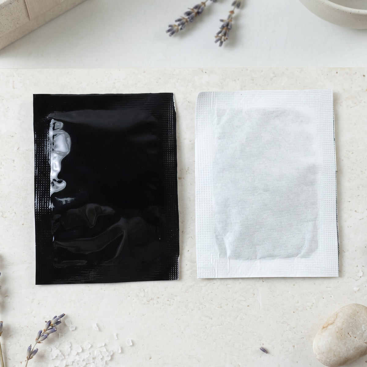 Kinoki cleansing foot pads on white background