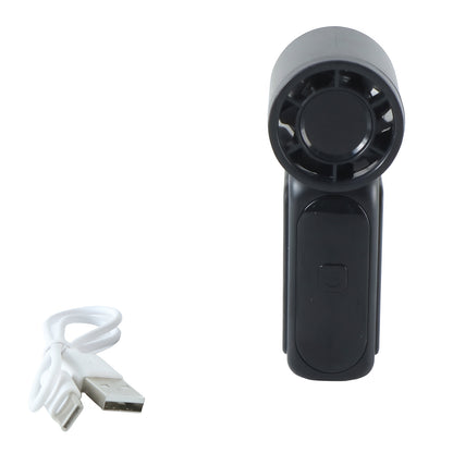 Mini portable handheld fan on white background