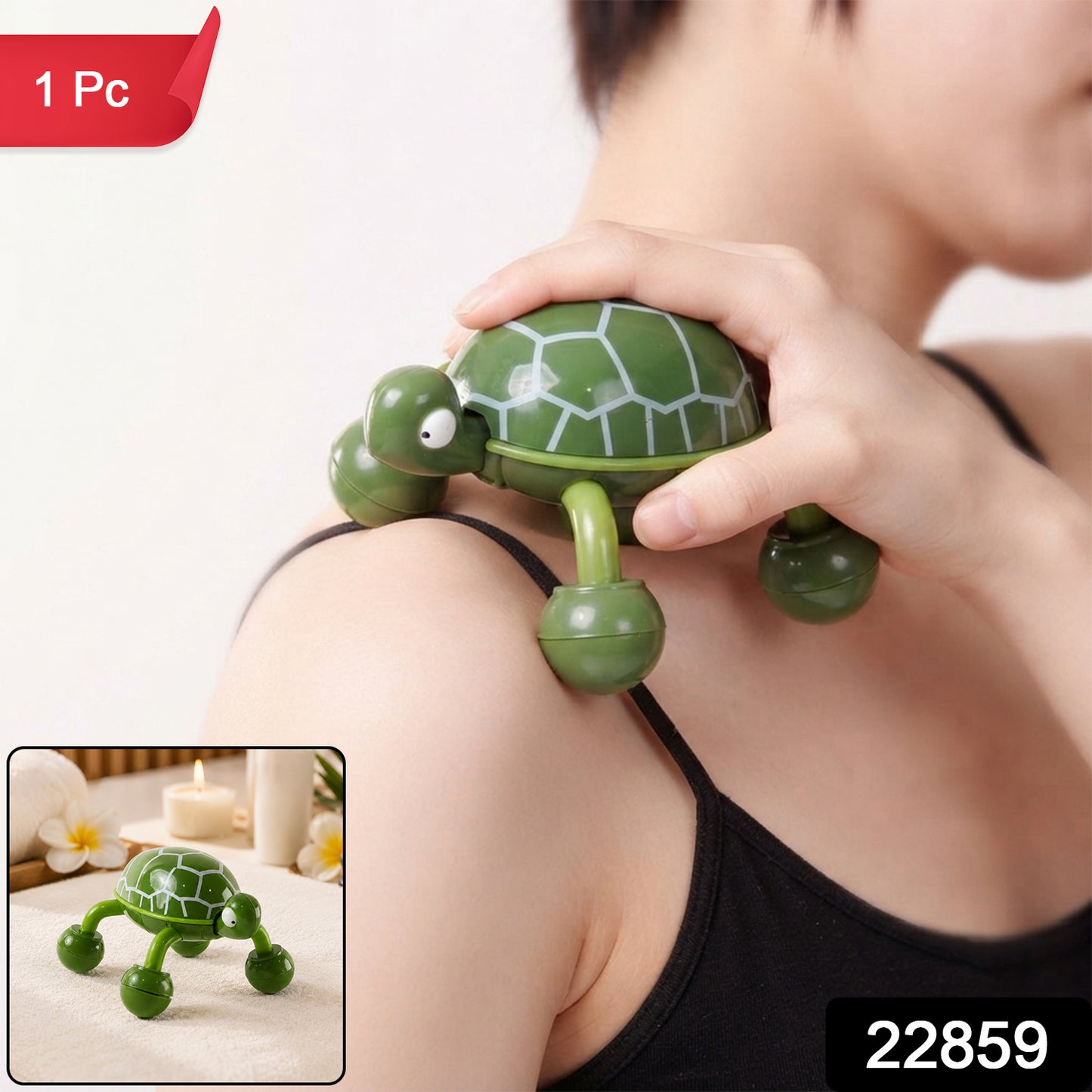 Plastic turtle body massager SKU 22859