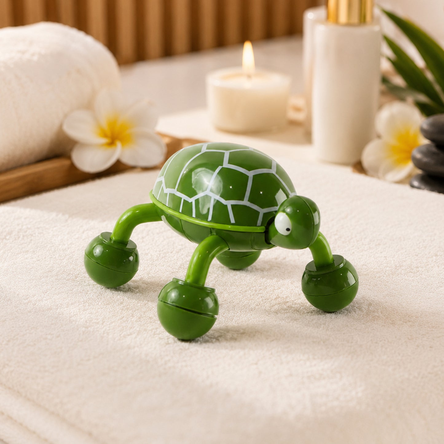 Handheld turtle massager feature view