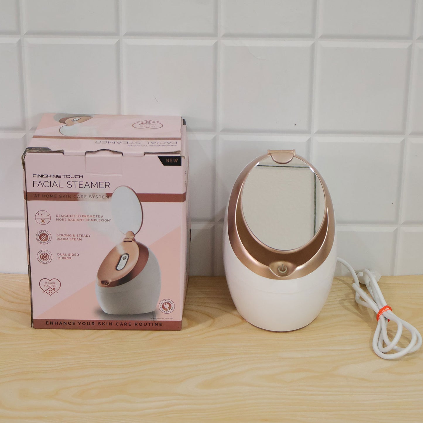 Electric facial steamer with mirror product photo 8