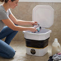 Mini Electric Folding Washing Machine for Small Clothes and Travel Laundry (1 Pc)