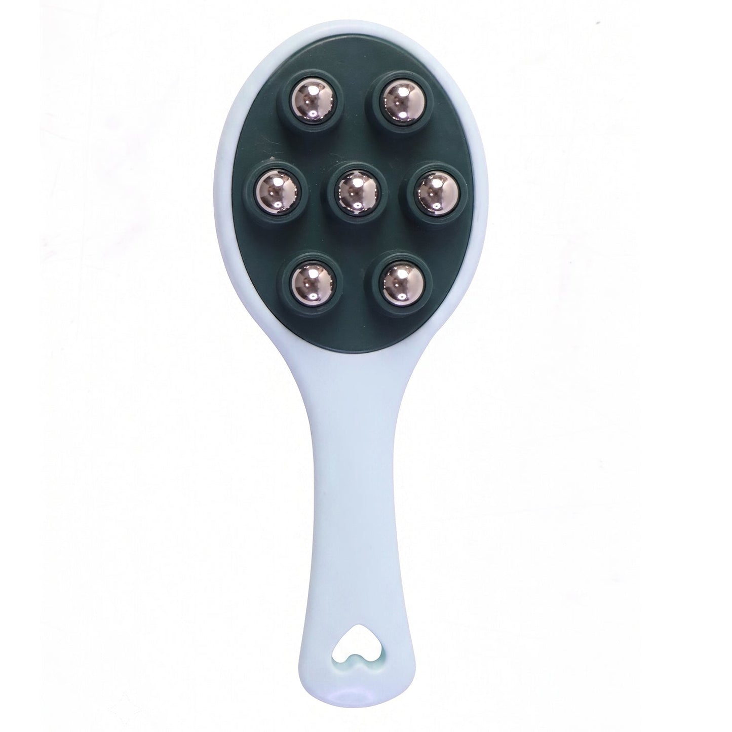 22886 handheld roller ball massager white background