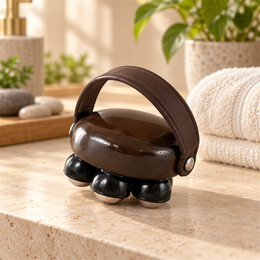 Plastic large body massager product scene