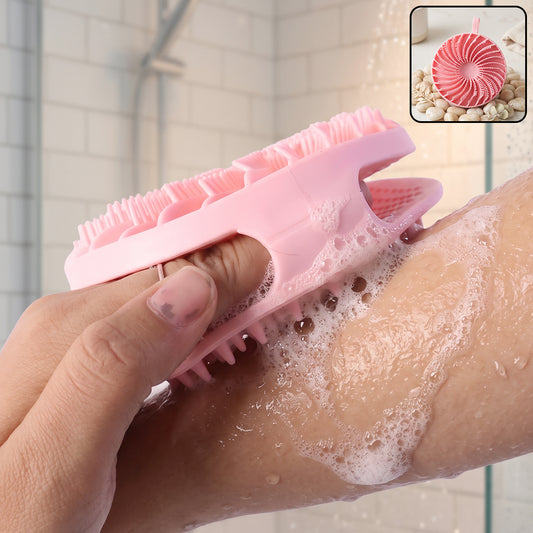 Body bath scrubber back brush - image 1