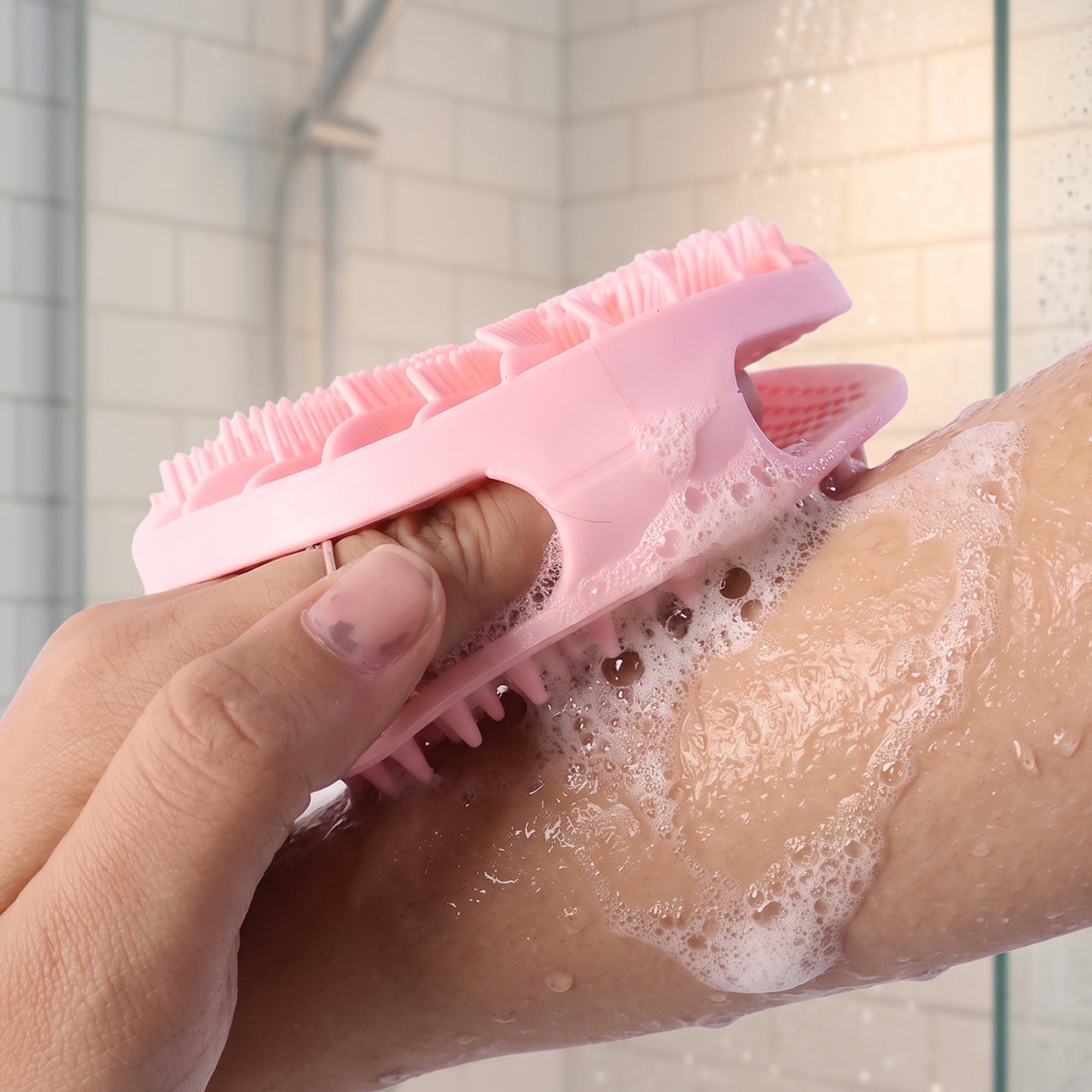 Body bath scrubber back brush - image 3