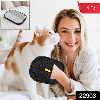 Reusable Lint Remover Glove for Pet Hair, Sofa, Clothes and Fabric Care (1 Pc)