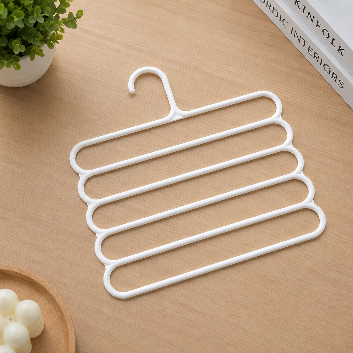 Large 5 in 1 plastic multipurpose hanger product image 4