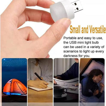 Portable mini USB night light for multiple uses