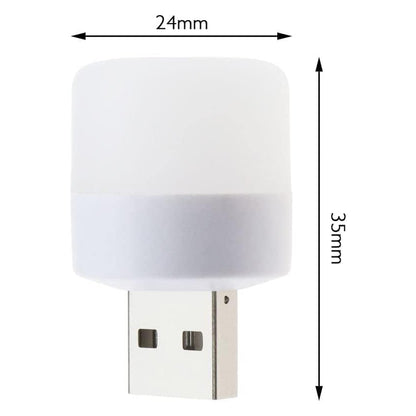 Mini USB LED night light product dimensions
