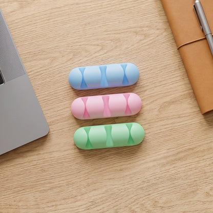 Silicone cable organizer holder with multiple cord slots - image 4