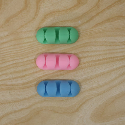Silicone cable organizer holder with multiple cord slots - image 9