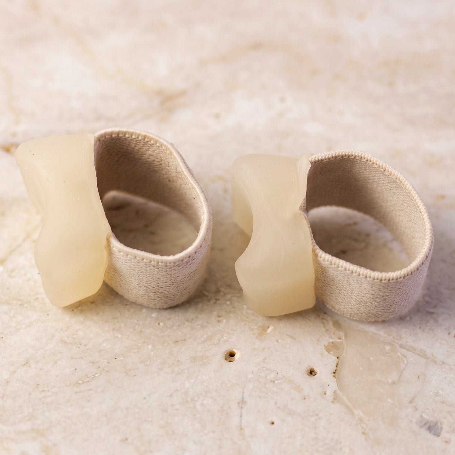 Elastic toe corrector support brace pair