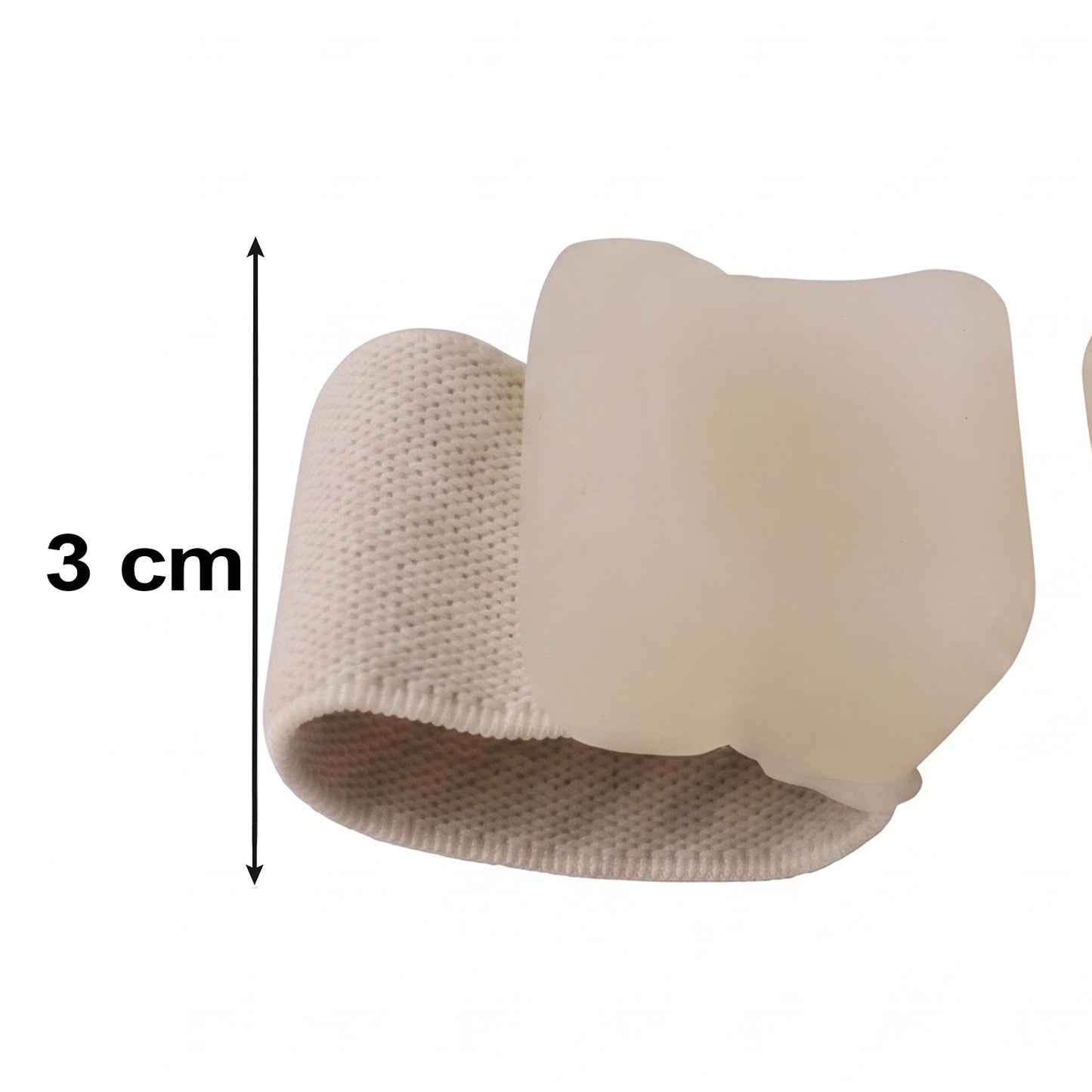 Toe corrector support brace dimensions