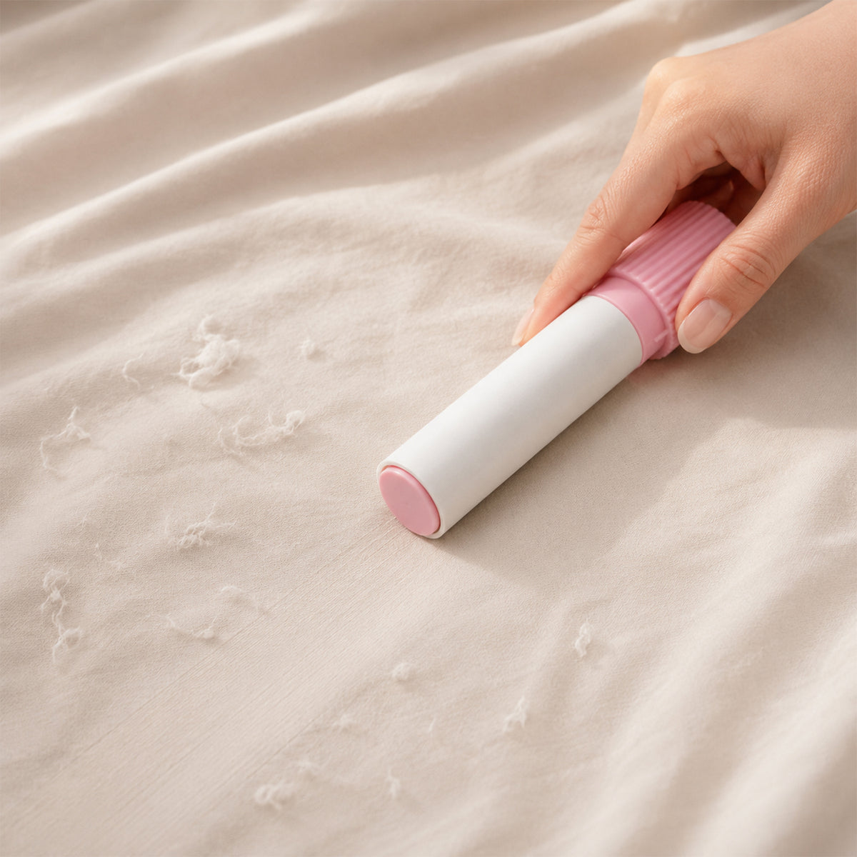 Lint roller case detail