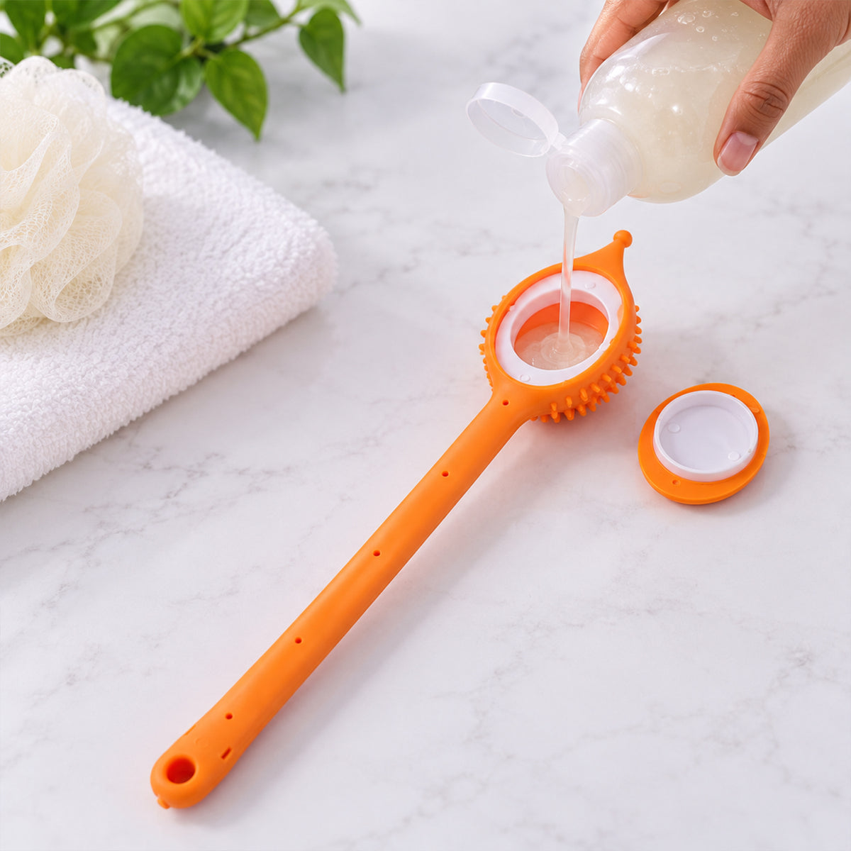 Soap Filling Silicone Body Scrubber