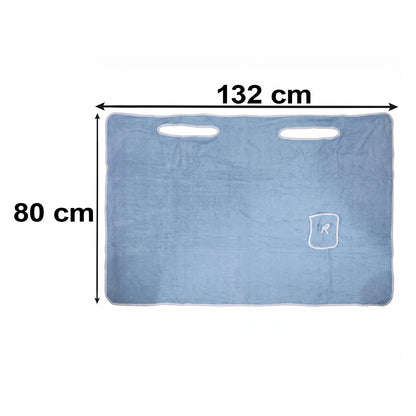 Bath towel size reference image