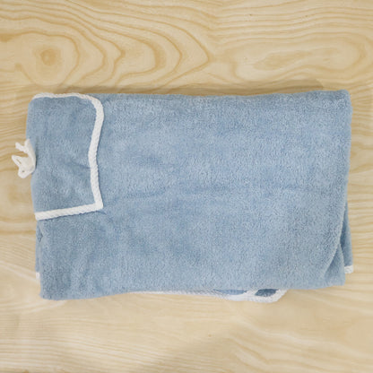 Live photo of soft absorbent bath towel