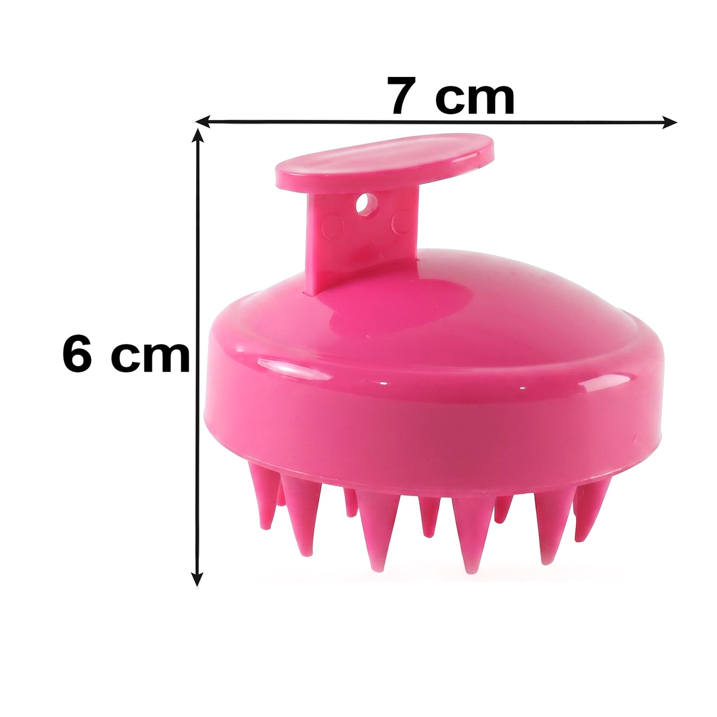 Silicone scalp massager dimensions