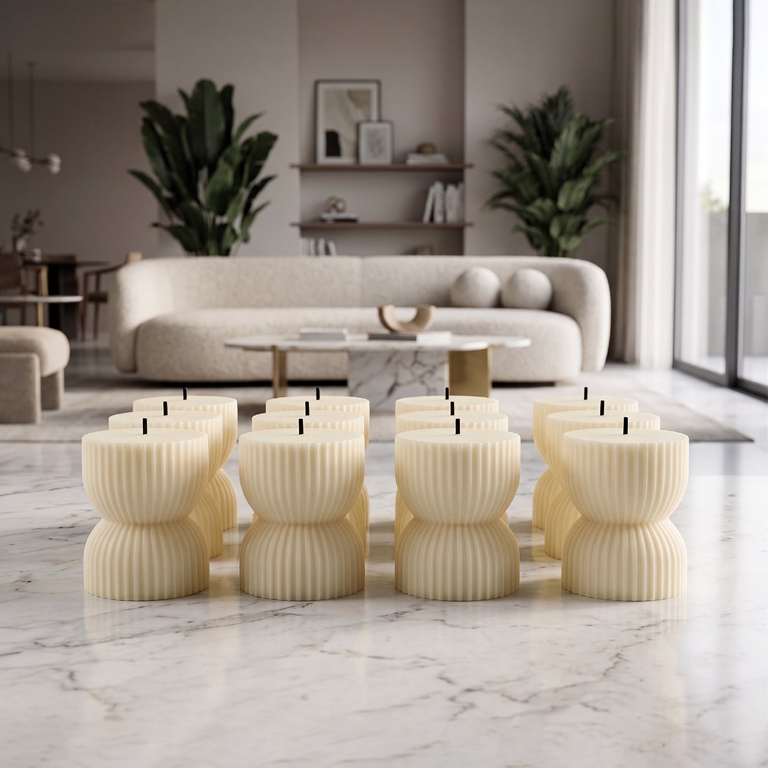 decorative LED tealight candle set home decor