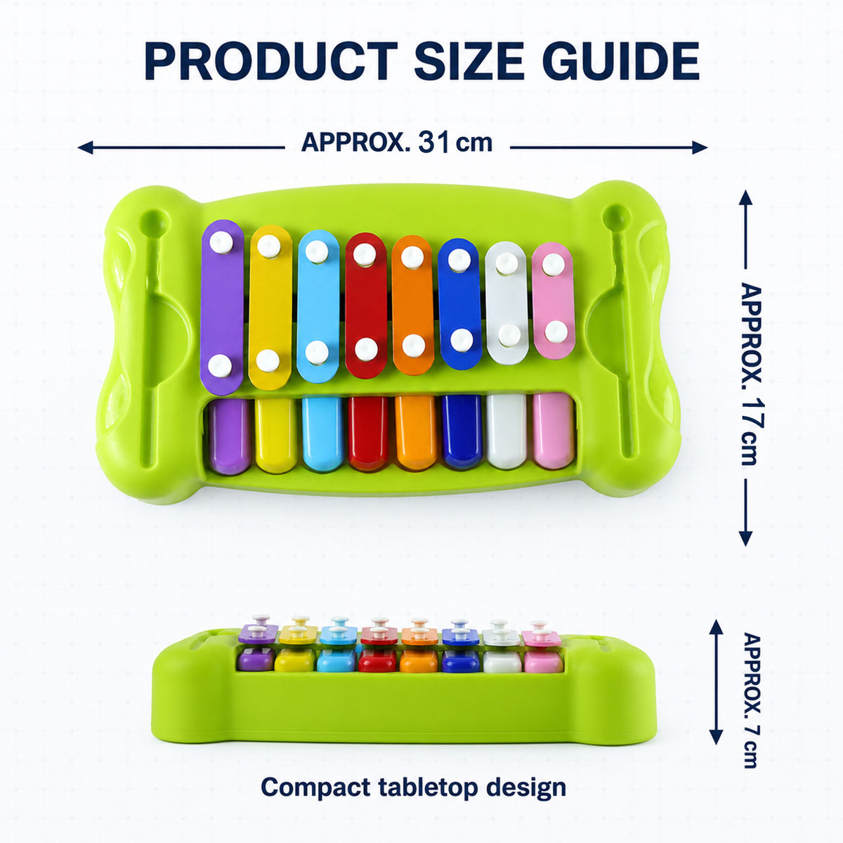 Kids piano xylophone musical toy image 6