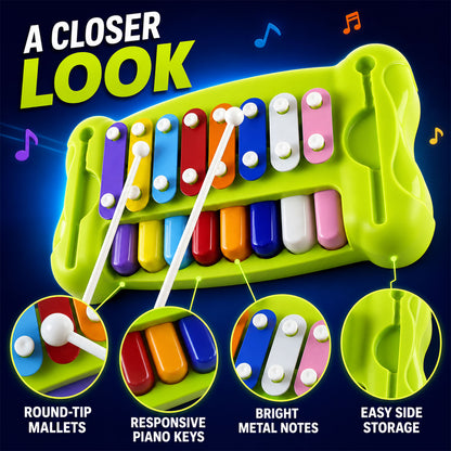 Kids piano xylophone musical toy image 9