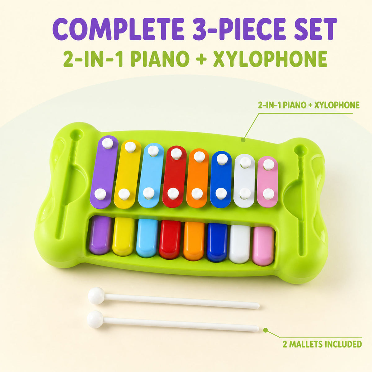 Kids piano xylophone musical toy image 10