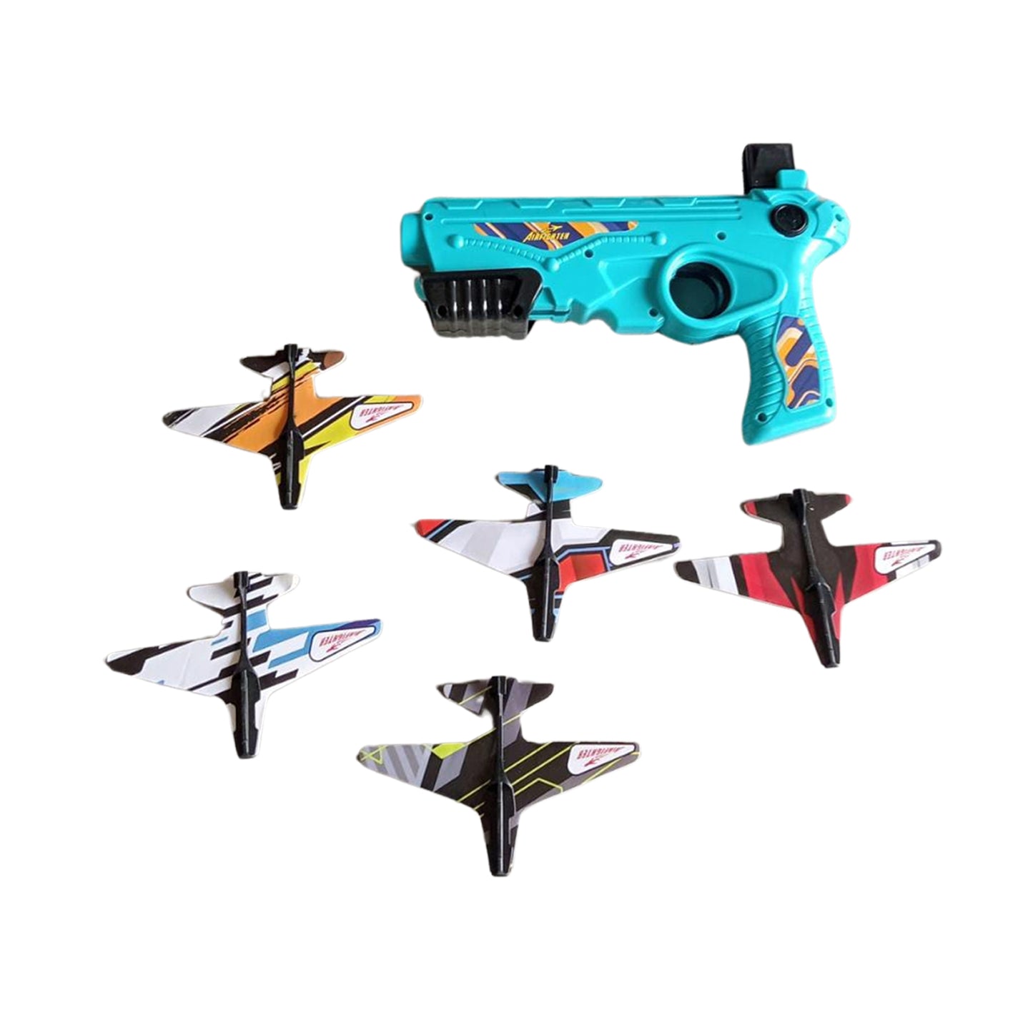 Airplane Launcher Toy with Foam Planes, 5-Pack