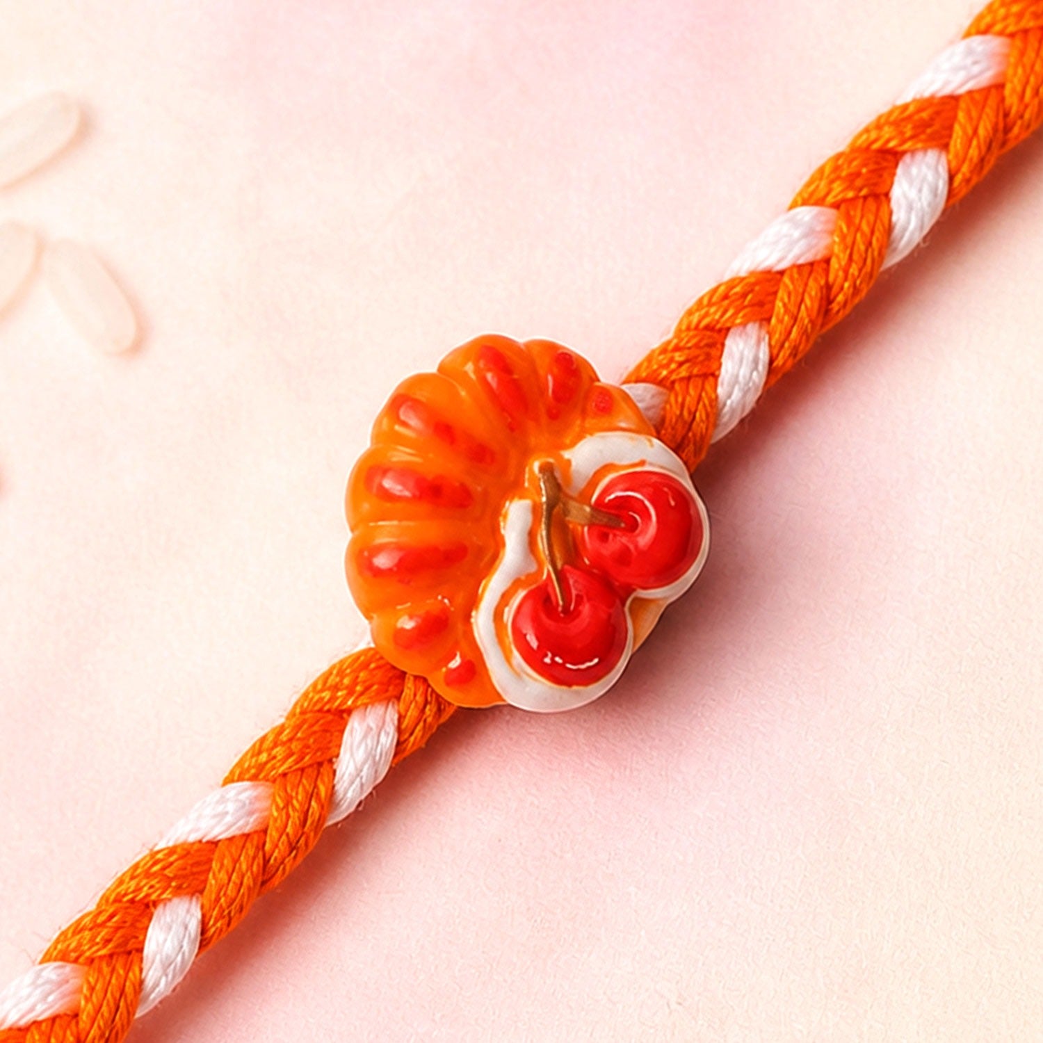 Rakhi for Brother – Unique Cherry Pastry Charm Design