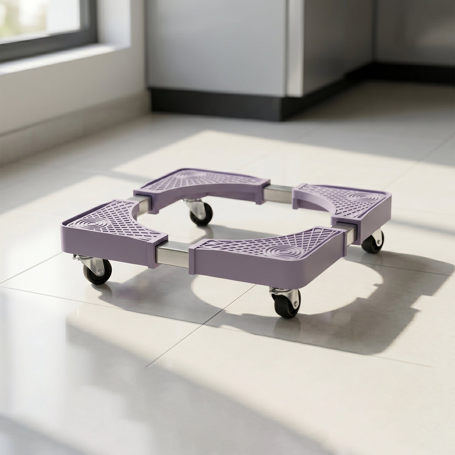 Washing Machine Stand with Wheels Adjustable Movable Base for Fridge (1 Pc)