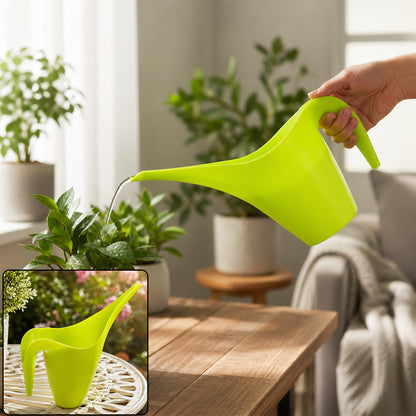 Garden watering pot with handle lifestyle view