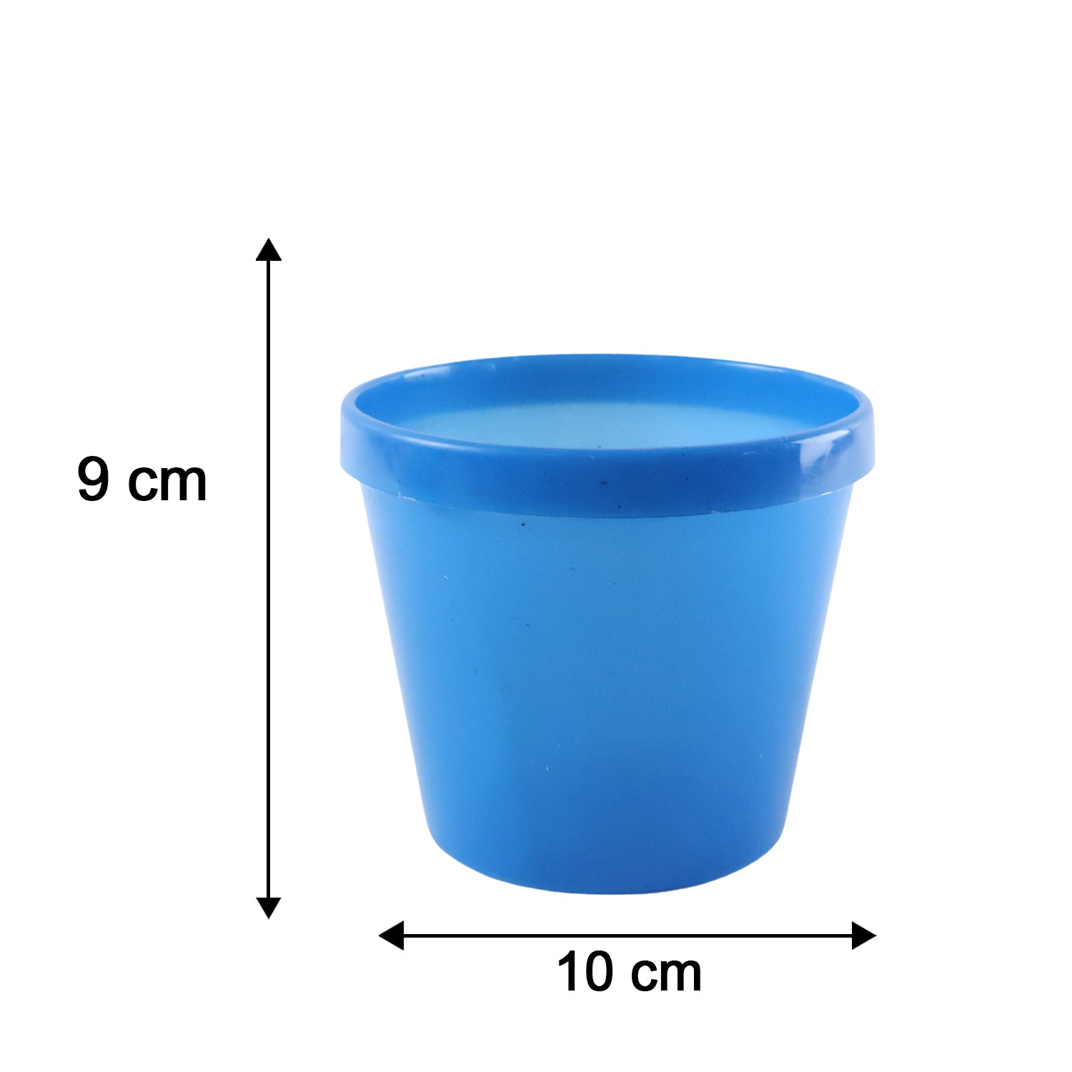 Round plastic planter pot size guide
