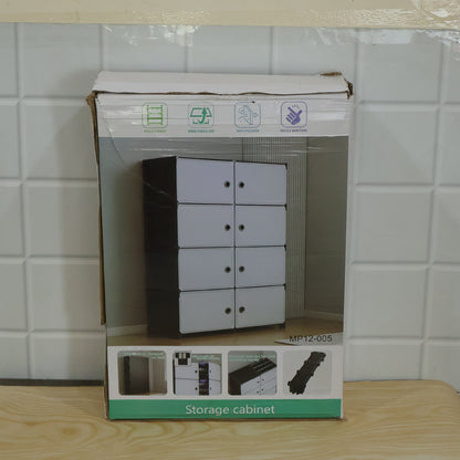 Multi compartment storage cabinet live color box photo
