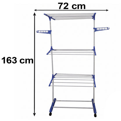 Clothes drying stand size 72 x 163 cm