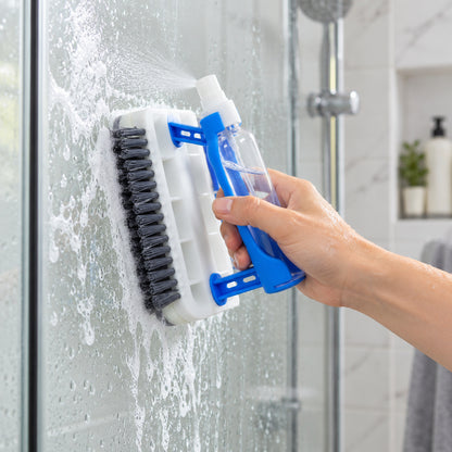 Cleaning brush wiping pad detail