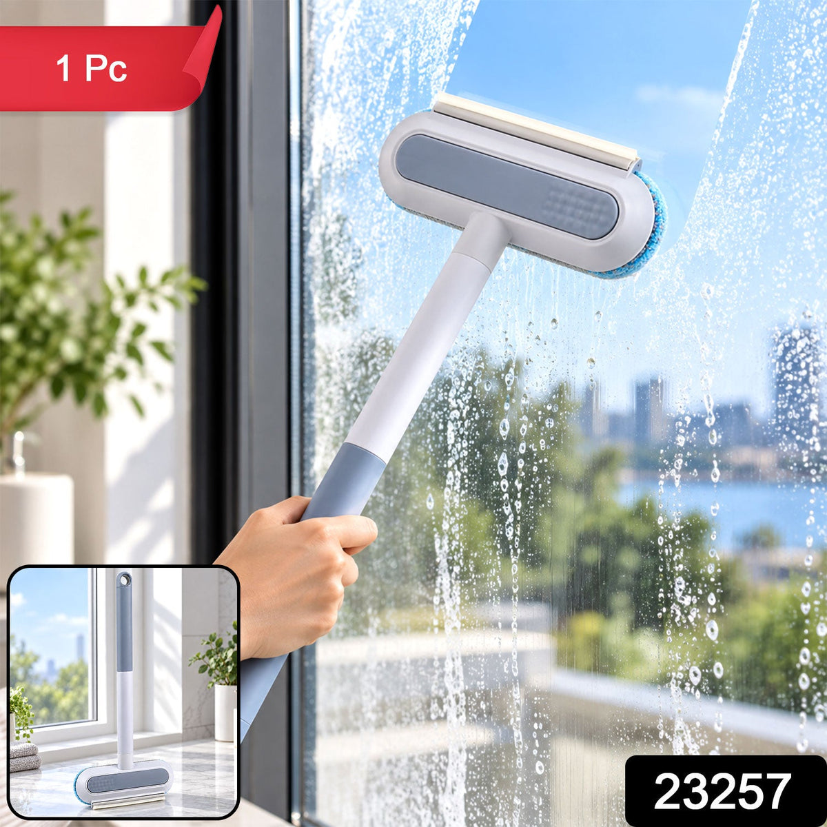 23257 multifunctional window cleaning brush