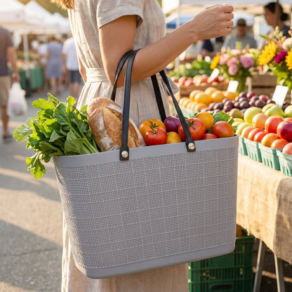 Ideal for grocery, market, beach, and picnic use in eco-friendly tote bag