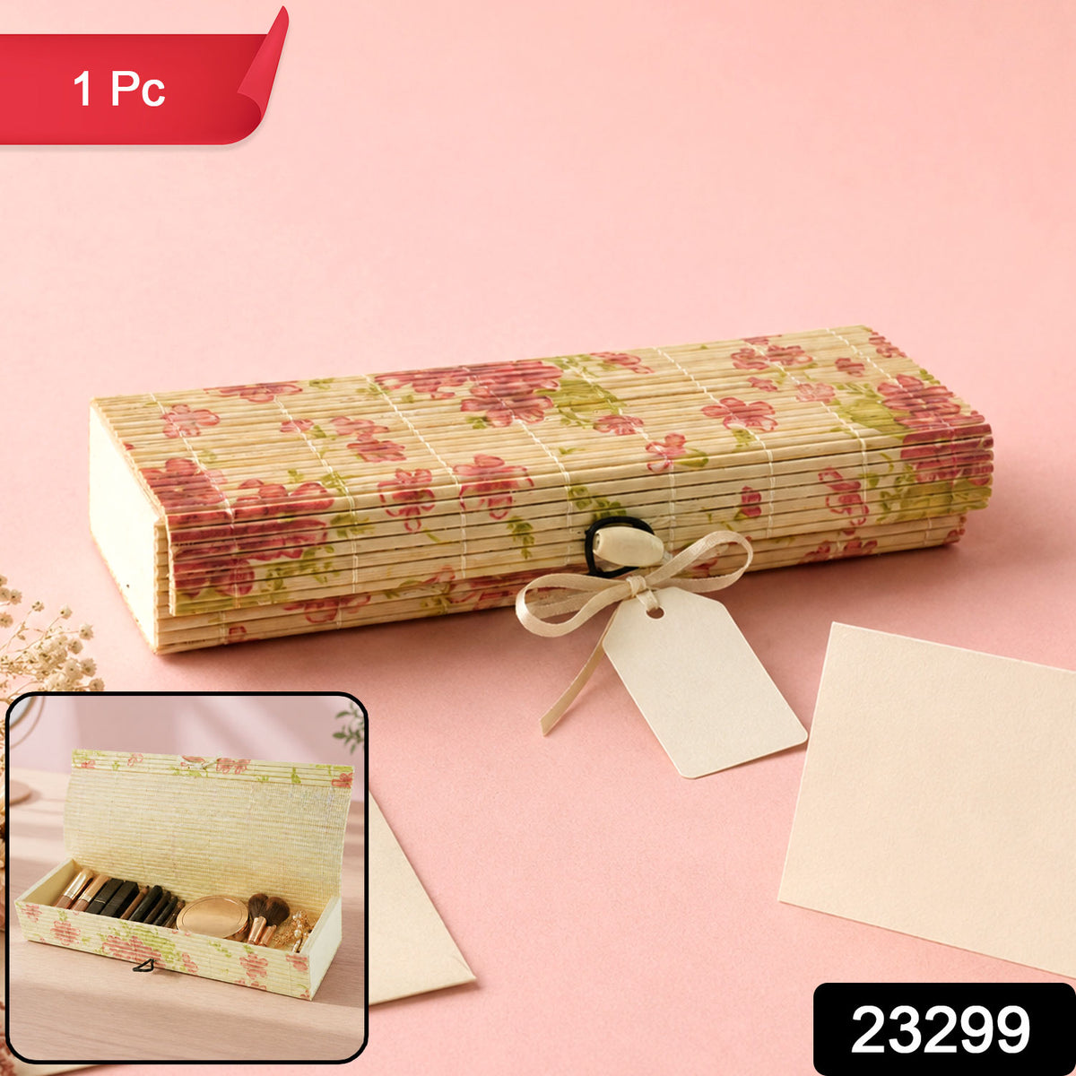 23299 decorative wooden empty box