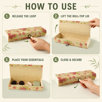 Decorative wooden box usage steps
