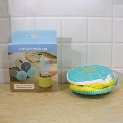 Mesh underwear wash bag live product photo with box