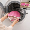 Protective Round Mesh Underwear Laundry Wash Bag for Machine Washing (2 Pc Set)